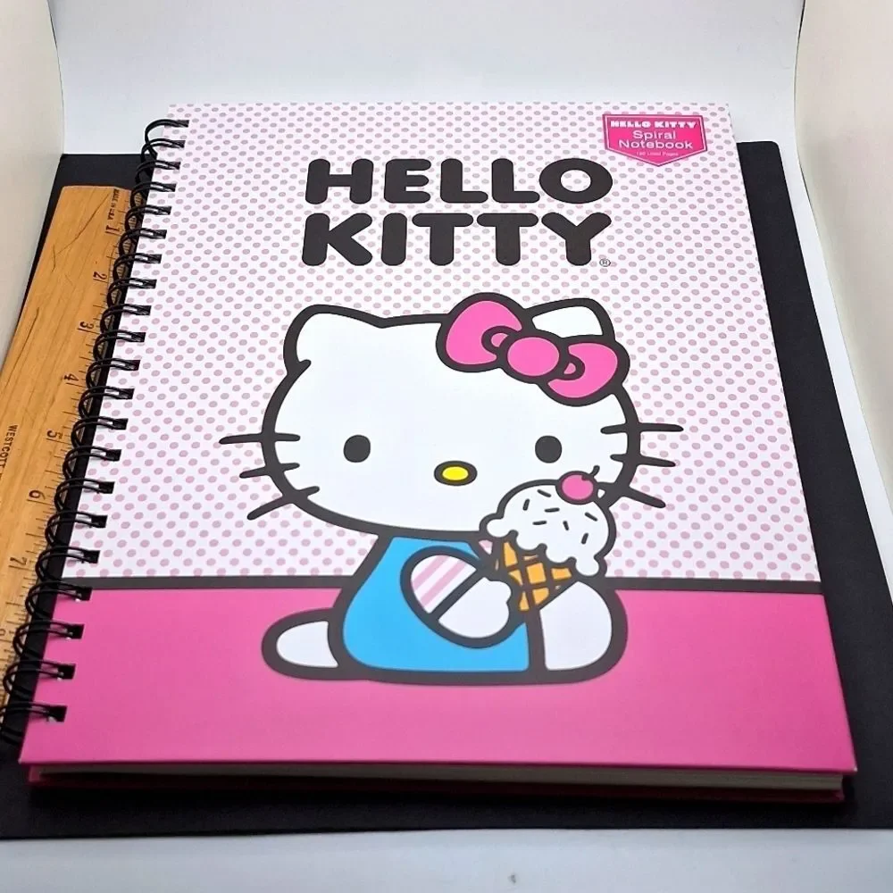 Hello Kitty sanrio spiral notebook Large lined pages